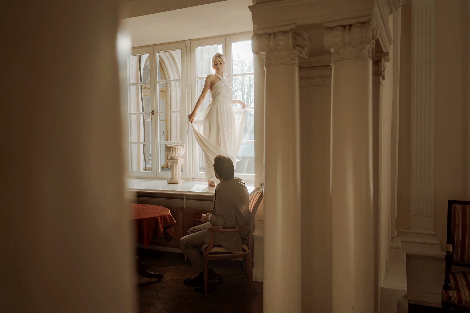 Sesja slubna dworek zielinskiego kielce00020 - Sesja ślubna w Pałacyku Zielińskiego w Kielcach