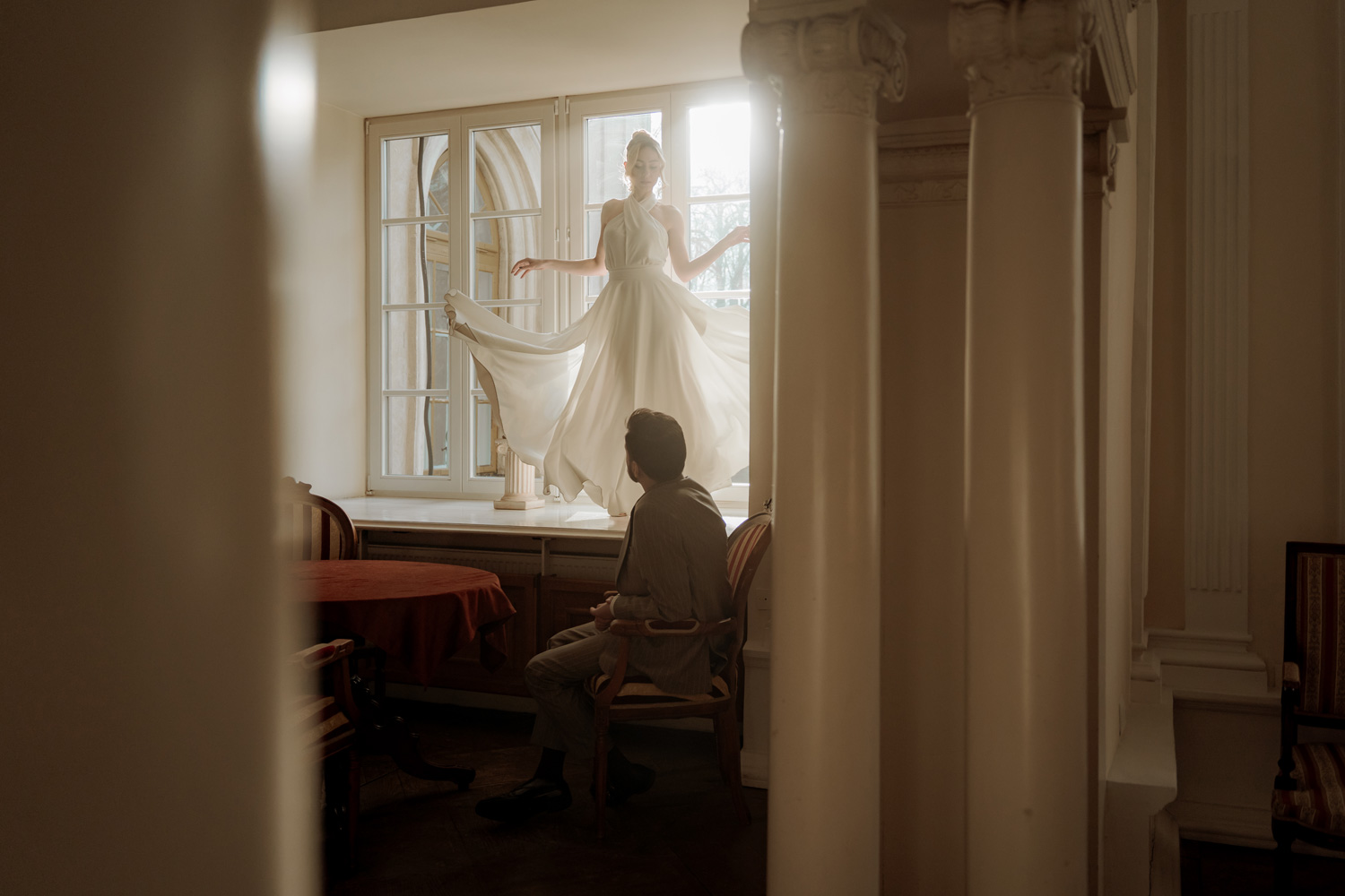 Sesja slubna dworek zielinskiego kielce00068 - Sesja ślubna w Pałacyku Zielińskiego w Kielcach