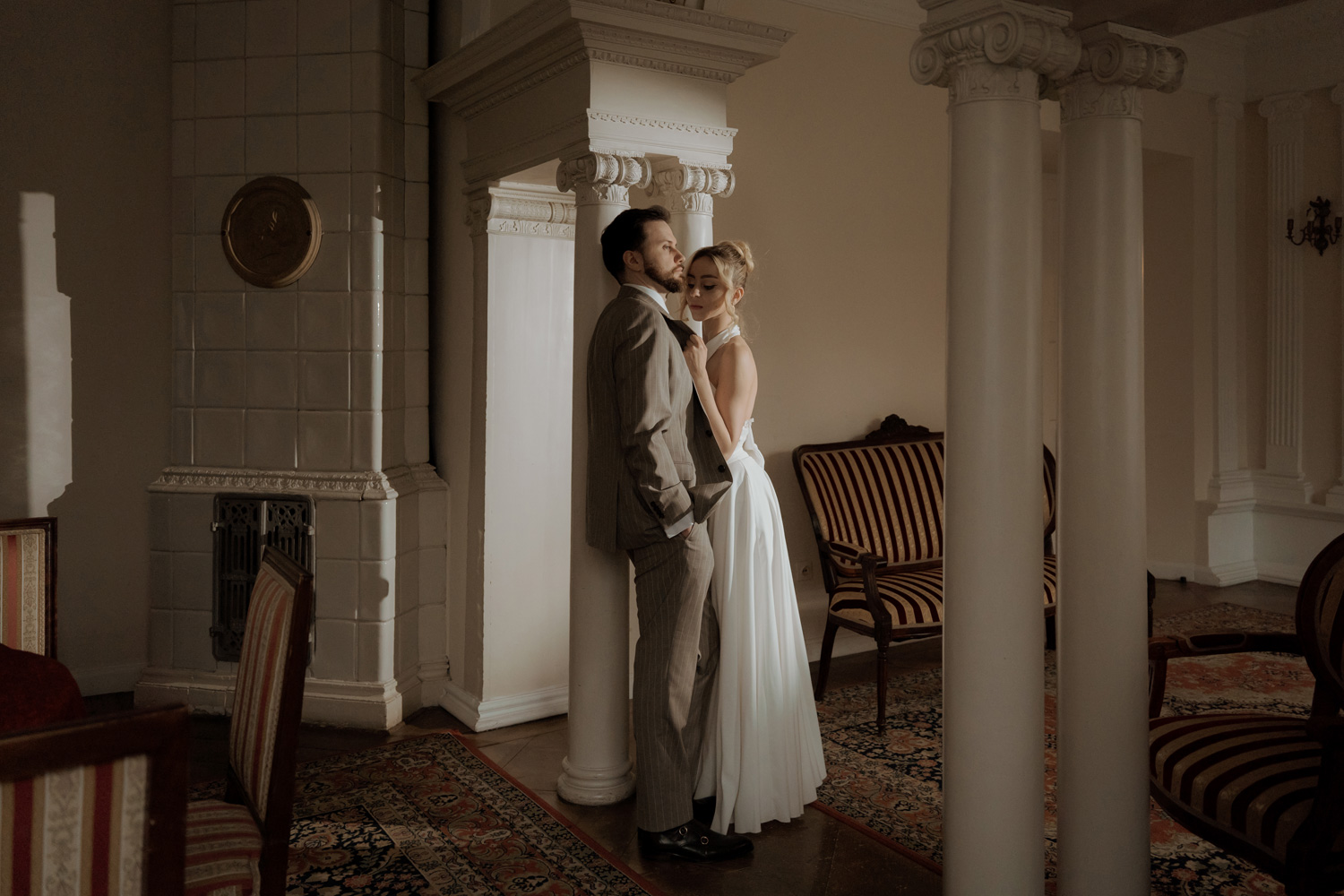 Sesja slubna dworek zielinskiego kielce00140 - Sesja ślubna w Pałacyku Zielińskiego w Kielcach