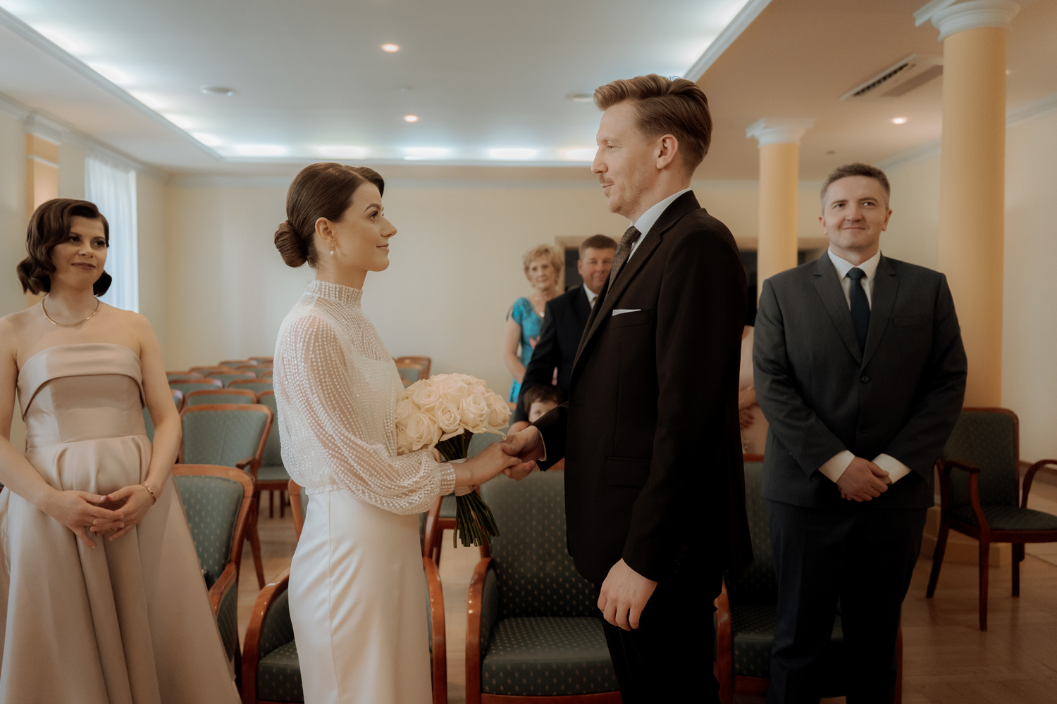 slub w palacyku zielinskiego00059 - Kameralny ślub w Pałacyku Zielińskiego