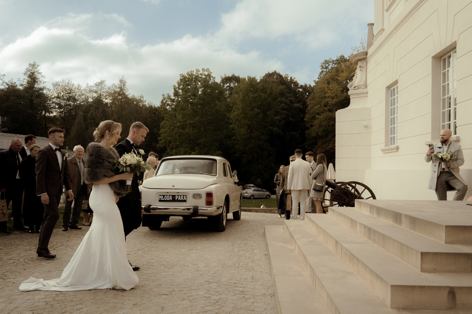 palac w kurozwekach wesele00016 - Pałac w Kurozwękach - jesienne wesele