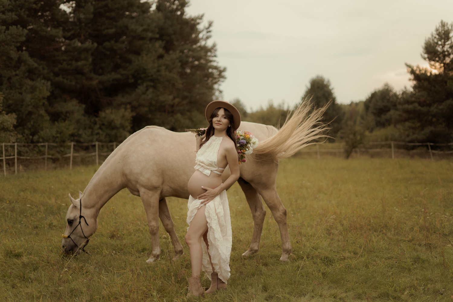 sesja ciazowa skarzysko00001 - Sesja ciążowa z koniem