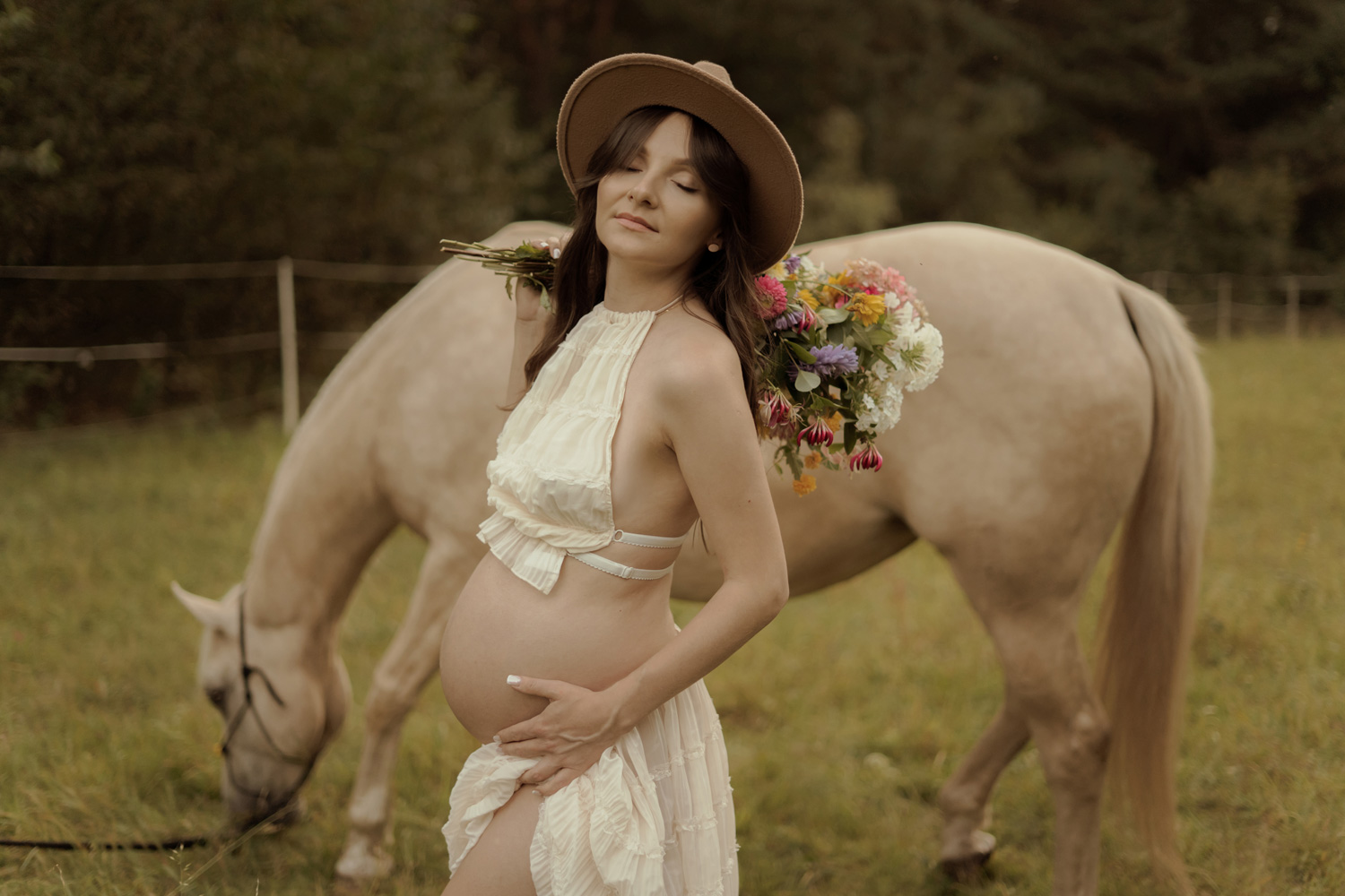 sesja ciazowa skarzysko00002 - Sesja ciążowa z koniem