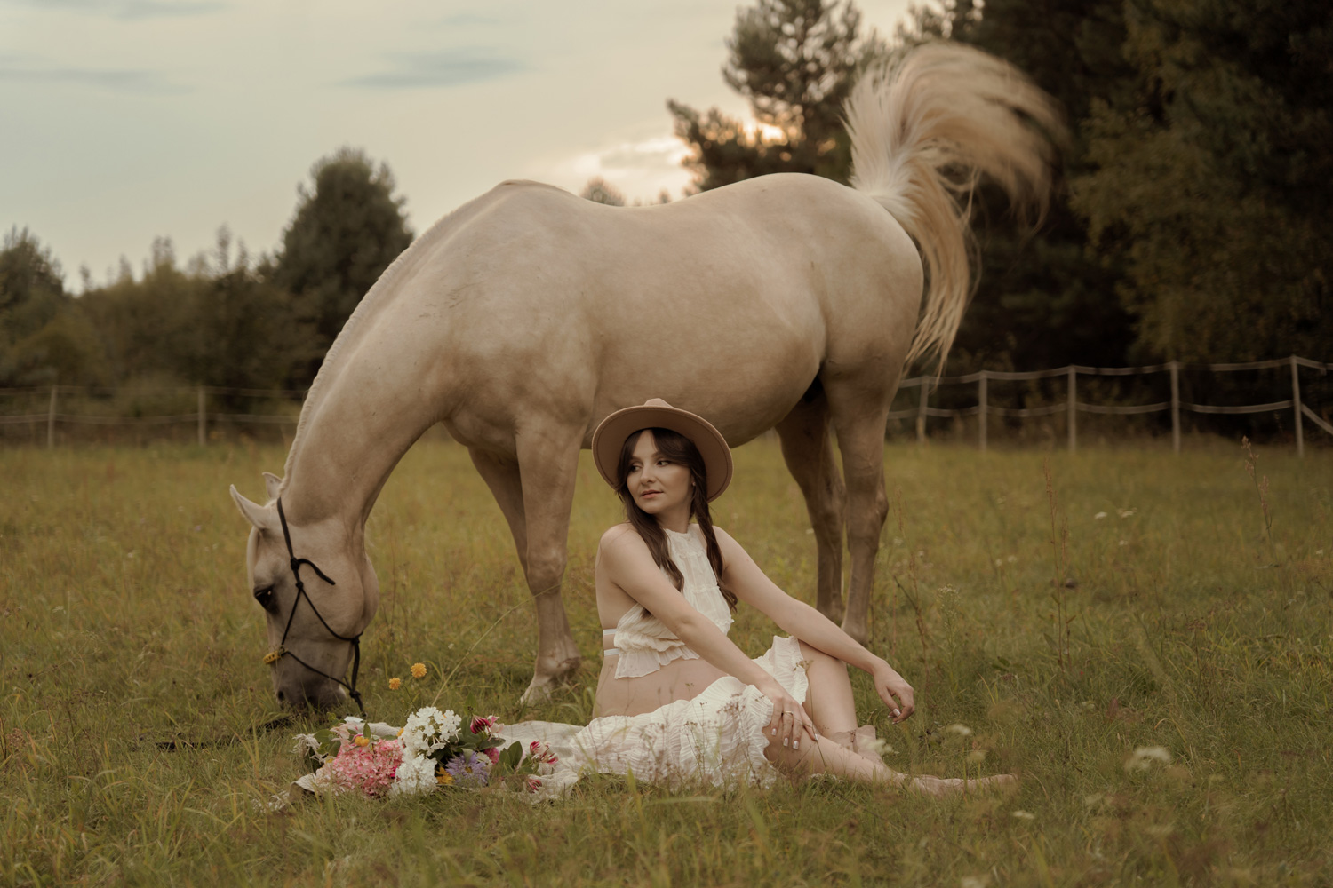 sesja ciazowa skarzysko00014 - Sesja ciążowa z koniem