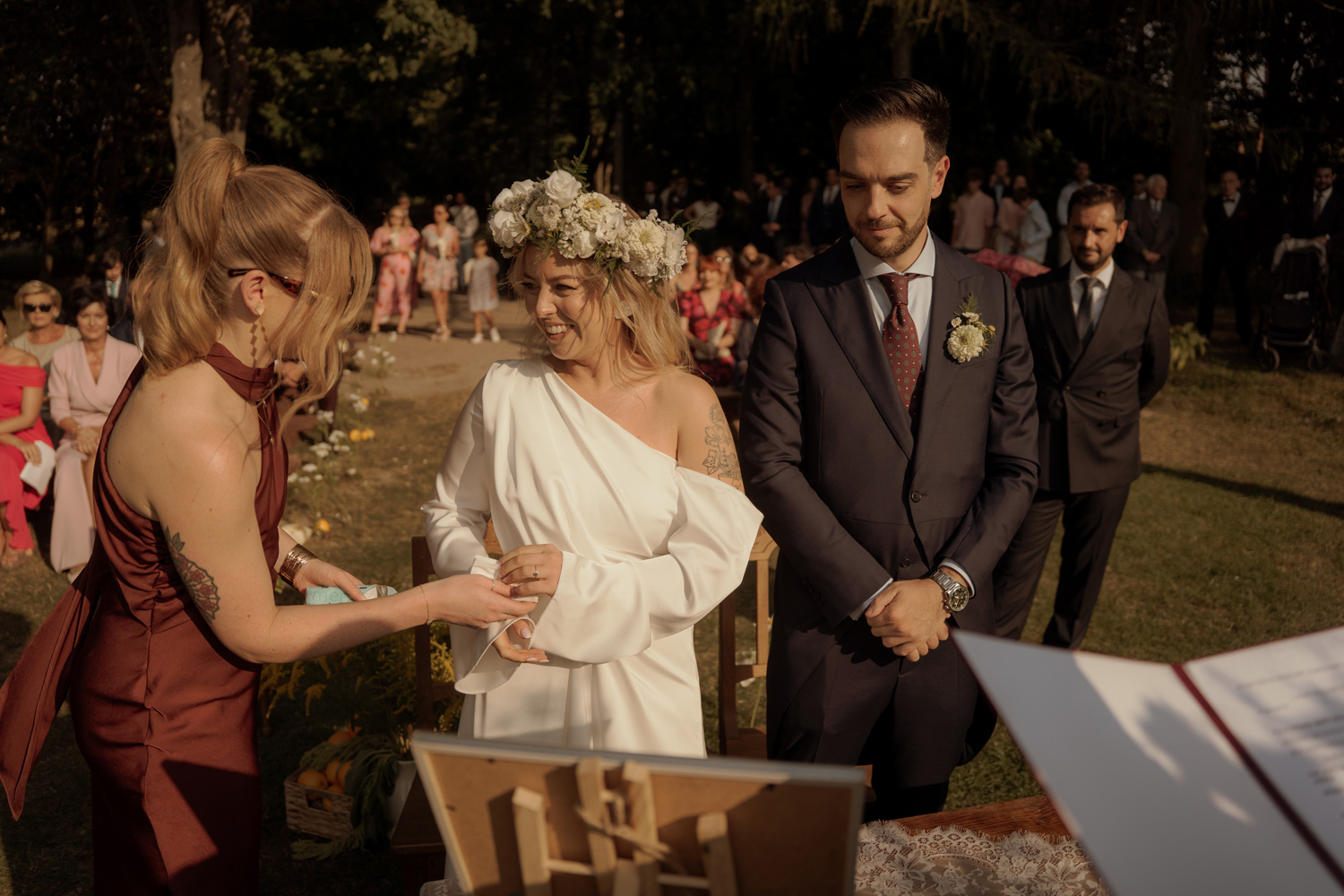 slub w plenerze tokarnia00020 - Polsko-hiszpański ślub w plenerze - Tokarnia