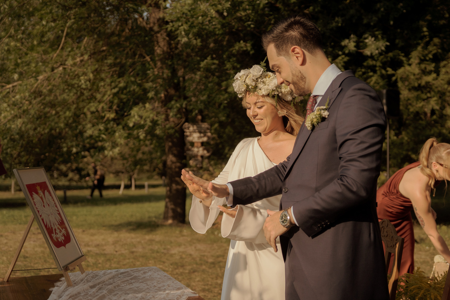 slub w plenerze tokarnia00032 - Polsko-hiszpański ślub w plenerze - Tokarnia